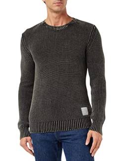 Replay Herren Strickpullover aus Baumwolle, Schwarz (Black 098), M von Replay