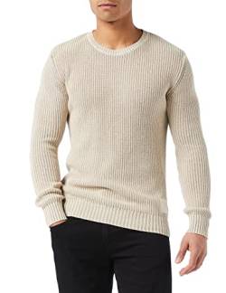 Replay Herren Strickpullover mit Rundhals-Ausschnitt, Light Turtledove 982 (Beige), XL von Replay