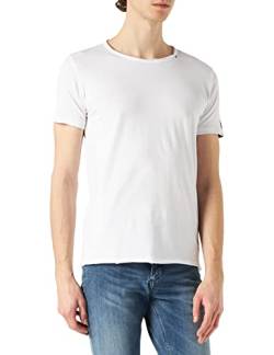 Replay Herren T-Shirt Kurzarm mit Rundhals Ausschnitt, Optical White 001 (Weiß), XL von Replay