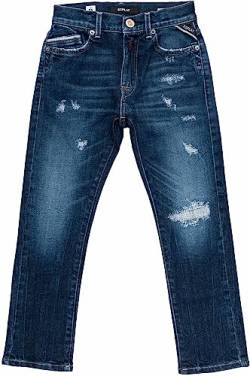 Replay Jungen Jeans Mini-Waitom Regular-Fit mit Stretch, Blau (Medium Blue 009), 16 Jahre von Replay