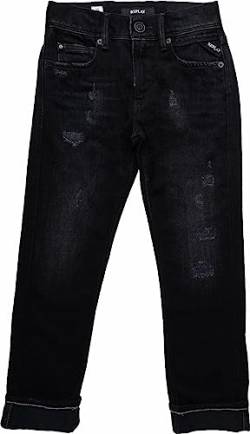 Replay Jungen Jeans Neill Regular-Fit mit Super Stretch, Schwarz (Black 098), 10 Jahre von Replay