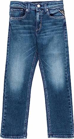 Replay Jungen Jeans Thad Boyfriend-Fit mit Stretch, Blau (Dark Blue 007), 10 Jahre von Replay