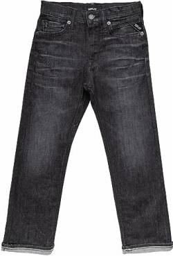Replay Jungen Jeans Thad Regular-Fit, Black 098 (Schwarz), 4 Jahre von Replay