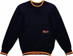 Replay Jungen Pullover aus Baumwoll/Kaschmirmix, Blue 087 (Blau), 4 Jahre von Replay