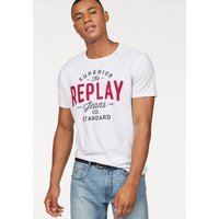 Replay T-Shirt mit Markendruck von Replay