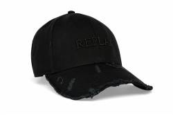 Replay Unisex Damen Herren Damen Herren Baseball Cap aus Baumwolle, Schwarz (Total Black 998), Onesize von Replay