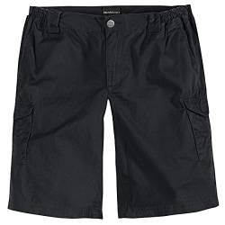 Cargo Bermuda schwarz North 56°4 by Allsize Übergröße, Größe:5XL von Replika Cargo-Hose by Allsize