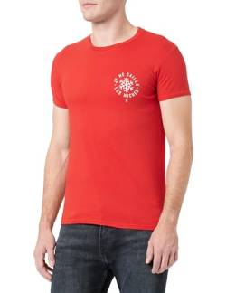 Republic Of California Herren Merepczts048 T-Shirt, Rough, L von Republic Of California