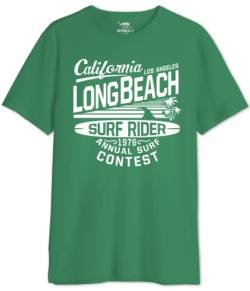 Republic Of California Herren Merepczts116 T-Shirt, grün, L von Republic Of California