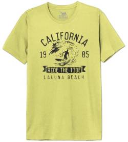 Republic Of California Herren Merepczts123 T-Shirt, gelb, 56 von Republic Of California