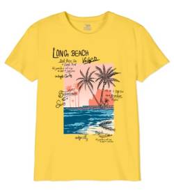 Republic Of California Mädchen Girepczts045 T-Shirt, gelb, 10 Jahre von Republic Of California