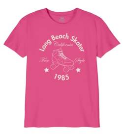Republic Of California Mädchen Girepczts046 T-Shirt, Fuchsia, 8 Jahre von Republic Of California