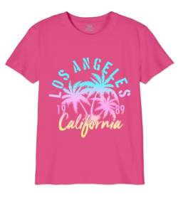 Republic Of California Mädchen Girepczts050 T-Shirt, Fuchsia, 10 Jahre von Republic Of California