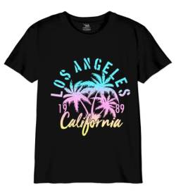 Republic Of California Mädchen Girepczts050 T-Shirt, Schwarz, 10 Jahre von Republic Of California