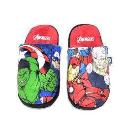 Avengers Hausschuhe Marvel für Kinder | Avengers Hausschuhe Um Zu Hause Zu Sein | Avengers Kinder Halbschuhes (Mehrfarbig, EU Schuhgrößensystem, Kleinkind, Herren, Numerisch (von/bis), M, 28, 29) von Requeteguay Urban RU