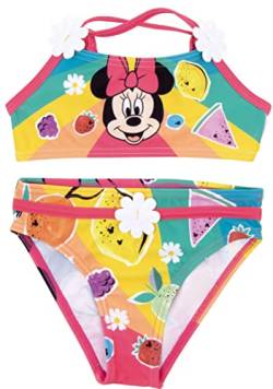 Minnie Mouse Bikini für Mädchen | Minnie Maus Disney Badeanzug für Strand oder Pool | Disney Bikini Top und Stiefel Minnie Maus für Mädchen, bunt, 2 Jahre von Requeteguay Urban RU
