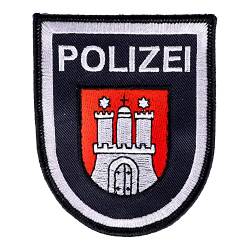 RescPol Abzeichen Polizei Hamburg blau groß von RescPol