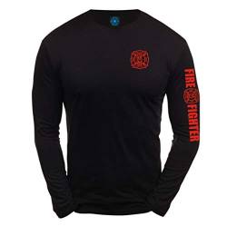 Rescue Point Feuerwehr Firefighter Germany Herren T-Shirt Lange Ärmel KLSF3DE (M) von Rescue Point