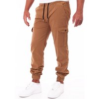 Reslad Cargohose Reslad Chinohose Herren Chino Freizeithose Cargo-H (1-tlg., Cargohose lang) bequeme Chino Hose Herren lange Hose mit Seitentaschen von Reslad