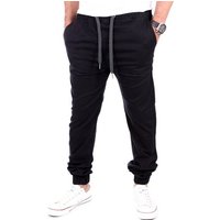 Reslad Chinohose Reslad Jogg-Chino Herren-Hose Harem Jogging-Chinohose RS-2055 (1-tlg) Chino Hose Jogger Freizeithose von Reslad