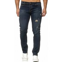 Reslad Destroyed-Jeans Reslad Jeans Herren Destroyed Slim Fit Herren-Hose Jeanshose Männer Destroyed Look Stretch Slim Fit Jeans von Reslad