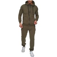 Reslad Jogginganzug Reslad Jogginganzug Herren Sweat Sportanzug Jogginghose + Oberteil, Sweatjacke + Jogginghose Trainingsanzug SET von Reslad