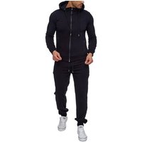 Reslad Jogginganzug Reslad Jogginganzug Herren Sweat Sportanzug Jogginghose + Oberteil, Sweatjacke + Jogginghose Trainingsanzug SET von Reslad