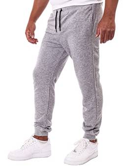 Reslad Jogginghose Herren Trainingshose Männer Sporthose Sweatpants Jogger Pants Freizeithose für Gym & Fitness RS-5060 (M, Grau) von Reslad