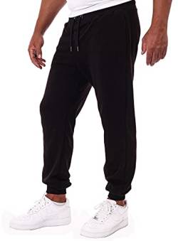 Reslad Jogginghose Herren Trainingshose Männer Sporthose Sweatpants Jogger Pants Freizeithose für Gym & Fitness RS-5060 (S, Schwarz) von Reslad