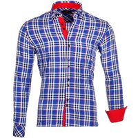 Reslad Langarmhemd Reslad Herren Hemd Tartan Karo Design Langarmhemd RS-7211 kariertes Herrenhemd von Reslad