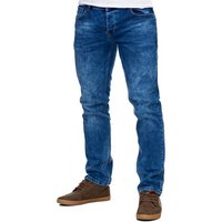 Reslad Stretch-Jeans Reslad Jeans-Herren Slim Fit Basic Style Stretch-Denim Jeans-Hose Stretch Jeans-Hose Slim Fit von Reslad
