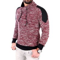 Reslad Strickpullover Reslad Herren Huge Collar Sweatshirt Pullover RS-105 (1-tlg) mit hohem Kragen von Reslad