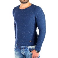 Reslad Strickpullover Reslad Strickpullover Herren Crewneck melierter Pullover RS-3105 (1-tlg) Rundhalspullover Pulli für Männer von Reslad