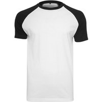 Reslad T-Shirt Reslad Herren T-Shirt lässigen Raglan-Ärmel Regular Fit Rundhals-Ausch (1-tlg) Rundhalsshirt mit Raglan-Ärmel von Reslad