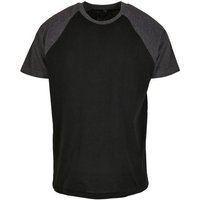 Reslad T-Shirt Reslad Herren T-Shirt lässigen Raglan-Ärmel Regular Fit Rundhals-Ausch (1-tlg) Rundhalsshirt mit Raglan-Ärmel von Reslad