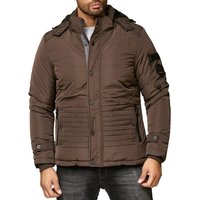 Reslad Winterjacke Herren-Jacke Winterjacke Männer-Jacke Parka Kapuze warme gesteppte Jacke mit Kapuze von Reslad