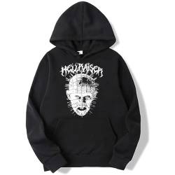 Respeto Hellraiser Hoodie Cosplay Sweatshirt TV-Serie Langarm Herren Damen Kapuzenpullover XS-3XL-Black||XS von Respeto