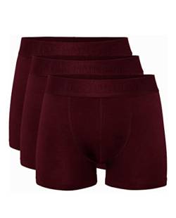 Resteröds Bamboo Pants 3er Pack Burgundy M von Resteröds