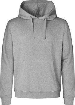 Resteröds Kapuzenpullover für Herren aus Bambus Viskose und ökologischer Baumwolle, Pulli mit Kapuze, Warmer Hoodie für Männer, grau, L von Resteröds