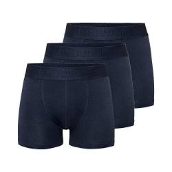 Resteröds - Retroshorts 'Gunnar' - Herren - 3-Pack - enganliegende Boxershorts aus Viskose (aus Bambus-Cellulose) - FSC Zerifiziert - Dunkelblau - L von Resteröds