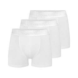 Resteröds - Retroshorts 'Gunnar' - Herren - 3-Pack - enganliegende Boxershorts aus Viskose (aus Bambus-Cellulose) - FSC Zerifiziert - WeiÃŸ - M von Resteröds