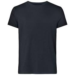 Resteröds T-Shirt aus Bambus und ökologischer Baumwolle für Herren, lang, Rundhals, halbarm Shirts für Männer, Marine, XL von Resteröds