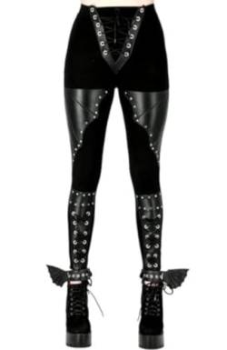 Restyle Leggings Batwings (DE/NL/SE/PL, Alphanumerisch, 4XL, Regular, Regular, schwarz) von Restyle