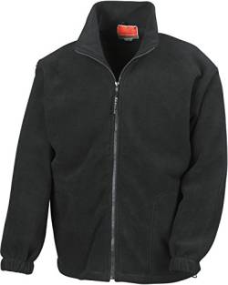 Result Active Fleece Jacket, Black, 3XL von Result