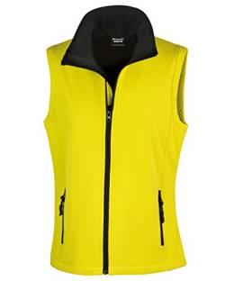 Result Core Damen Bodywarmer Coreprintable Softshell Mehrfarbig Yellow/Black L (14) von Result