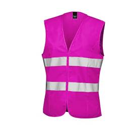 Result Core Damen Hi Vis Weste, Ärmellos (2XL) (Neonpink) von Result