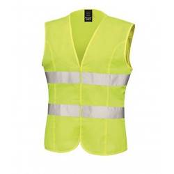 Result Core Damen Hi Vis Weste, Ärmellos (S) (Neongelb) von Result