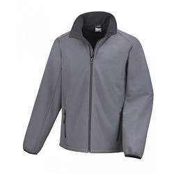 Result Core Herren Sofshell Jacke, bedruckbar (M) (Graphit/Schwarz) von Result