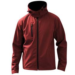 Result Core Herren Softshell Jacke Lite mit Kapuze (XL) (Rot/Schwarz) von Result