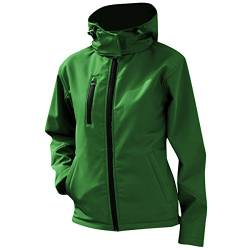 Result Core Lite Damen Softshell-Jacke mit Kapuze (XL) (Grün/Schwarz) von Result